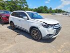 2016 Mitsubishi Outlander Se White vin: JA4AD3A36GZ009756