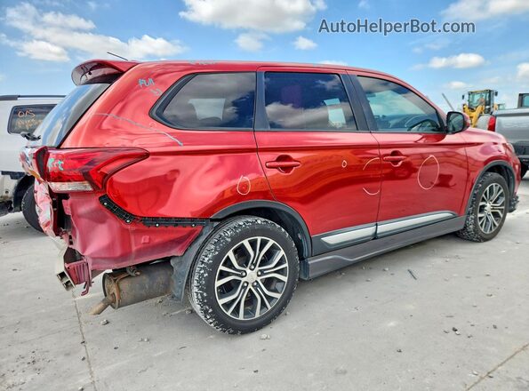 JA4AD3A38GZ015848 2016 MITSUBISHI OUTLANDER Красный Задняя правая четверть