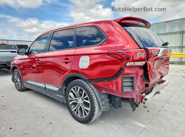 JA4AD3A38GZ015848 2016 MITSUBISHI OUTLANDER Красный Задняя левая четверть