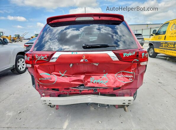 JA4AD3A38GZ015848 2016 MITSUBISHI OUTLANDER Красный Вид сзади