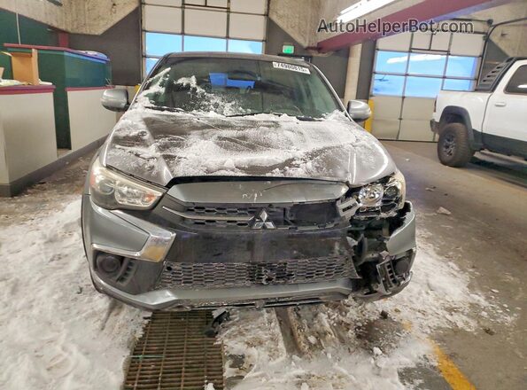 JA4AP3AU1KU033663 2019 MITSUBISHI OUTLANDER Gray Widok z przodu
