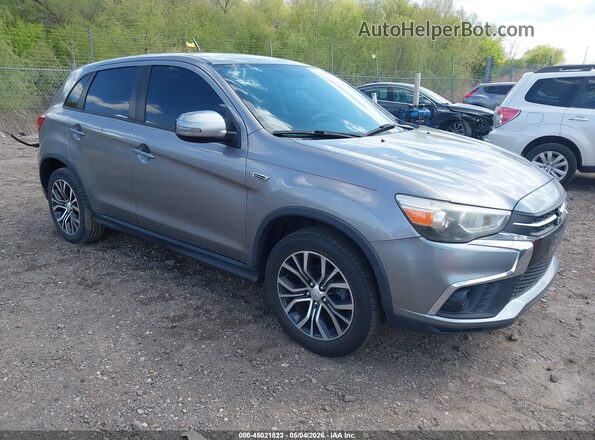 JA4AP3AU2JU023920 2018 MITSUBISHI OUTLANDER SPORT Серый Передняя правая четверть
