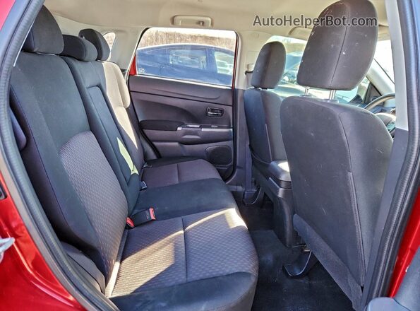 JA4AP3AU3KU010272 2019 MITSUBISHI OUTLANDER Red Vista interior trasera
