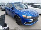 2017 Mitsubishi Outlander Sport Es/se Синий vin: JA4AP3AU4HZ042126