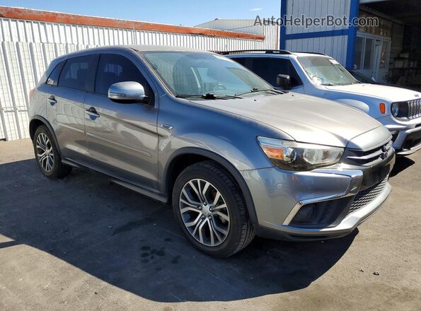 JA4AP3AU4JU005306 2018 MITSUBISHI OUTLANDER Серебряный Передняя правая четверть