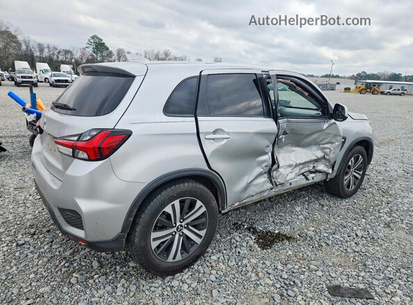 JA4AP3AU5LU002479 2020 MITSUBISHI OUTLANDER Серебряный Задняя правая четверть