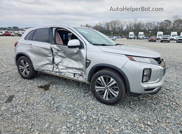 JA4AP3AU5LU002479 2020 MITSUBISHI OUTLANDER Серебряный Передняя правая четверть