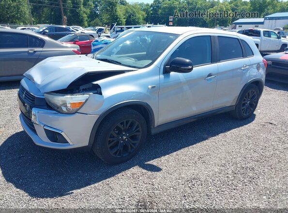 JA4AP3AU8HZ033140 2017 MITSUBISHI OUTLANDER SPORT Light Blue Առջևի ձախ երեք քառորդ տեսարան