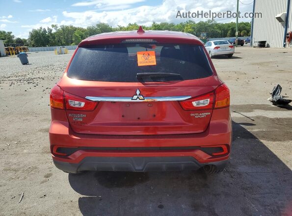 JA4AP3AU9JZ026316 2018 MITSUBISHI OUTLANDER Красный Вид сзади