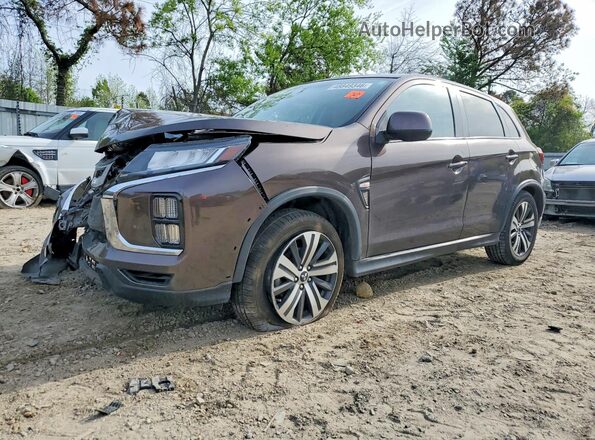 JA4AP3AU9LU011217 2020 MITSUBISHI OUTLANDER Коричневый Передняя левая четверть