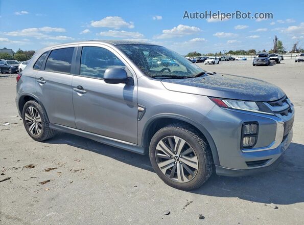 JA4AP3AUXLU030357 2020 MITSUBISHI OUTLANDER Серебряный Передняя правая четверть