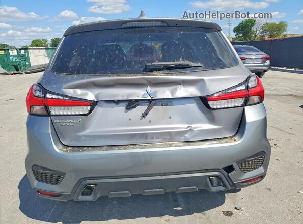 JA4AP3AUXLU030357 2020 MITSUBISHI OUTLANDER Серебряный Вид сзади