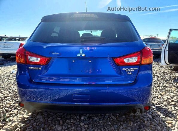 JA4AP3AW1GZ031276 2016 MITSUBISHI OUTLANDER Синий Вид сзади