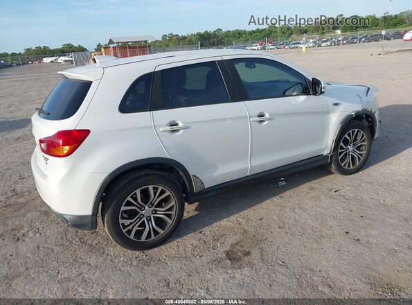 JA4AP3AW5HZ058692 2017 MITSUBISHI OUTLANDER SPORT Белый Задняя правая четверть