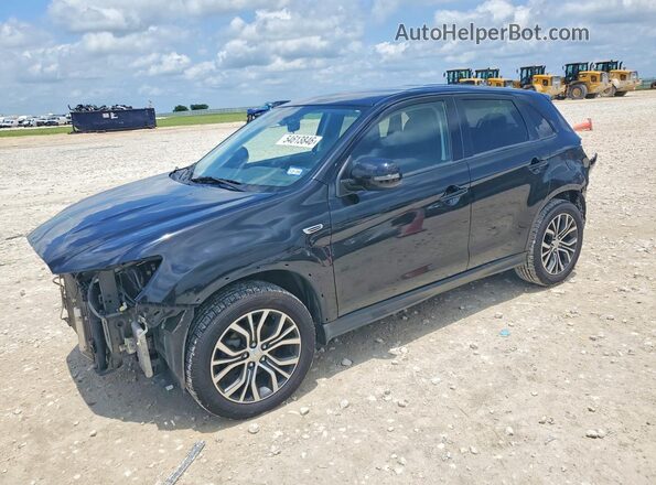 JA4AP3AW8JU025446 2018 MITSUBISHI OUTLANDER Black Front left