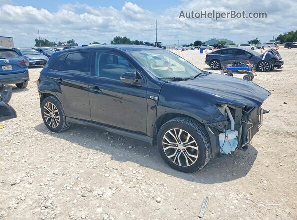 JA4AP3AW8JU025446 2018 MITSUBISHI OUTLANDER Black Front right