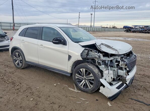 JA4AP4AU2LU004907 2020 MITSUBISHI OUTLANDER Белый Передняя правая четверть