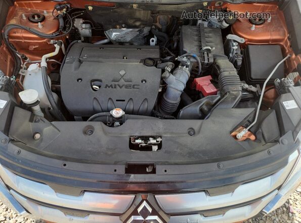 JA4AP4AU7LU000920 2020 MITSUBISHI OUTLANDER Оранжевый Вид подкапотного пространства