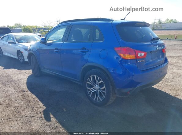 JA4AP4AW6GZ030940 2016 MITSUBISHI OUTLANDER SPORT Синий Задняя левая четверть