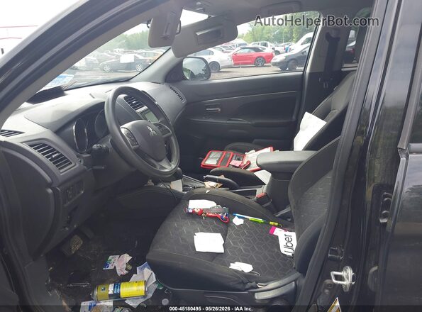 JA4APUAU9MU020152 2021 MITSUBISHI OUTLANDER SPORT Black Widok wnętrza z przodu
