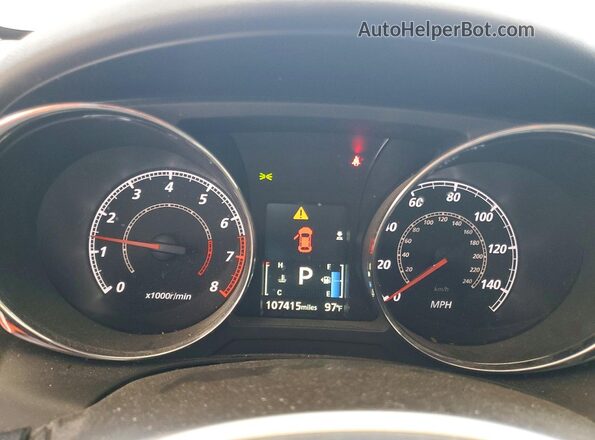 JA4APUAUXMU022248 2021 MITSUBISHI OUTLANDER Red ხელსაწყოთა პანელის ხედი