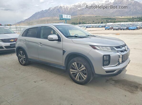 JA4AR3AU0LU030281 2020 MITSUBISHI OUTLANDER Серебряный Передняя правая четверть