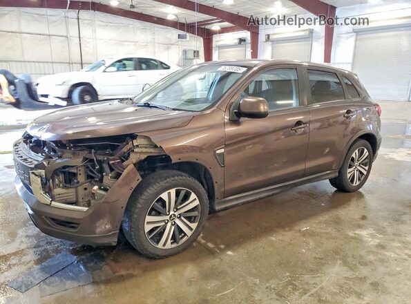 JA4AR3AU0LU031348 2020 MITSUBISHI OUTLANDER Коричневый Передняя левая четверть