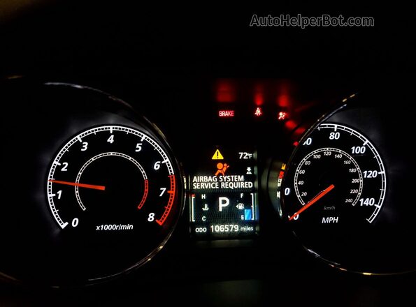JA4AR3AU2HZ034259 2017 MITSUBISHI OUTLANDER Коричневый Вид щитка приборов