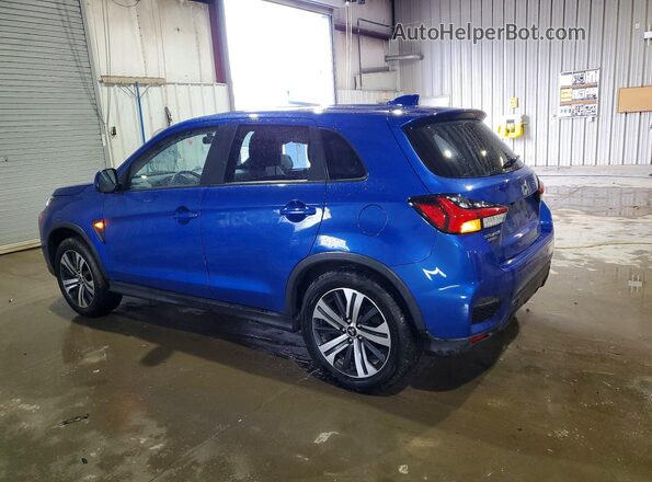 JA4AR3AU7LU028088 2020 MITSUBISHI OUTLANDER Blue Trasero izquierdo