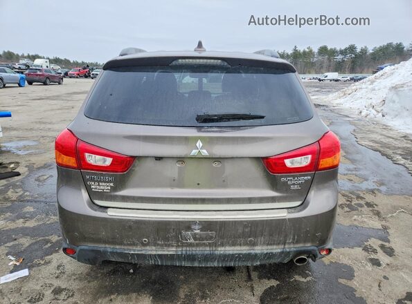 JA4AR4AW8HZ054099 2017 MITSUBISHI OUTLANDER Серый Вид сзади