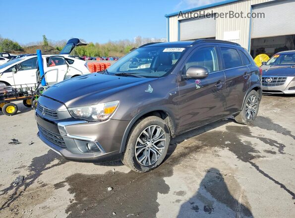 JA4AR4AWXHZ059790 2017 MITSUBISHI OUTLANDER Коричневый Передняя левая четверть