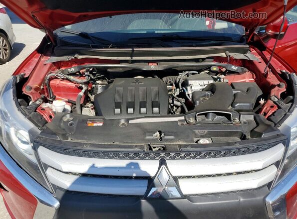 JA4AT3AA3LZ021553 2020 MITSUBISHI ECLIPSE Red Vista del compartimento del motor