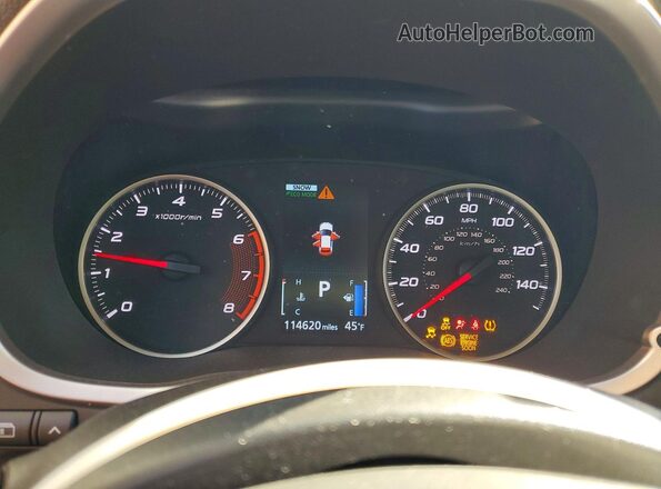JA4AT4AA2JZ047743 2018 MITSUBISHI ECLIPSE Серебряный Вид щитка приборов