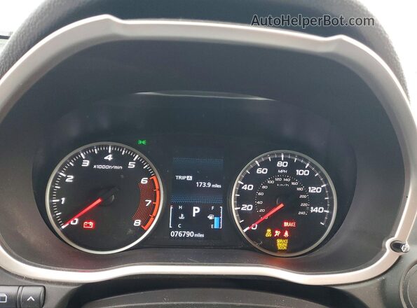 JA4AT4AA4KZ046837 2019 MITSUBISHI ECLIPSE Серебряный Вид щитка приборов