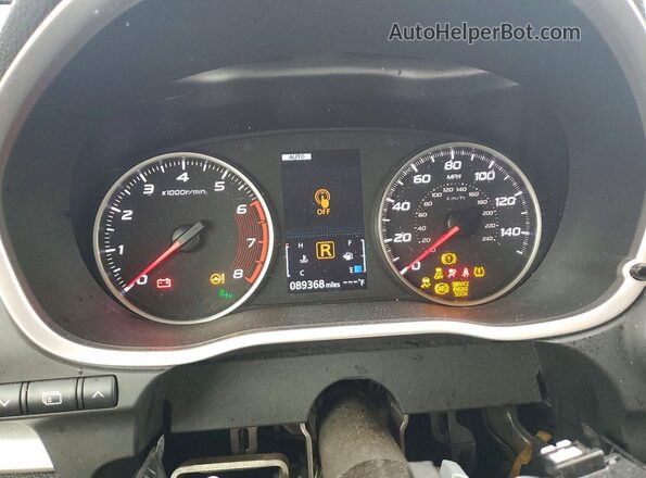 JA4AT5AA9JZ045574 2018 MITSUBISHI ECLIPSE Черный Вид щитка приборов