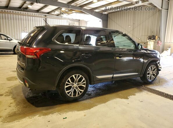 JA4AZ3A39GZ048360 2016 MITSUBISHI OUTLANDER Черный Задняя правая четверть