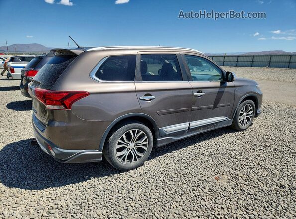 JA4JZ4AX2GZ037628 2016 MITSUBISHI OUTLANDER Коричневый Задняя правая четверть