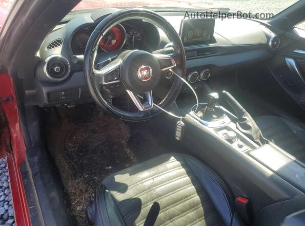 JC1NFAEK7H0126045 2017 FIAT 124 Темно-бордовый Вид панели приборов