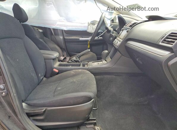 JF1GJAB63GH005472 2016 SUBARU IMPREZA Gray Widok wnętrza z przodu