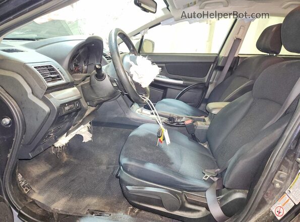 JF1GJAB67GH018452 2016 SUBARU IMPREZA Угольный Вид салона спереди