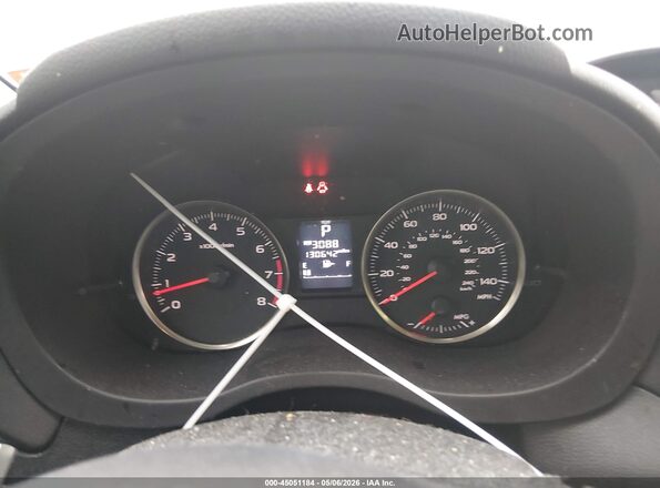 JF1GJAF6XGH010260 2016 SUBARU IMPREZA Красный Вид задних сидений