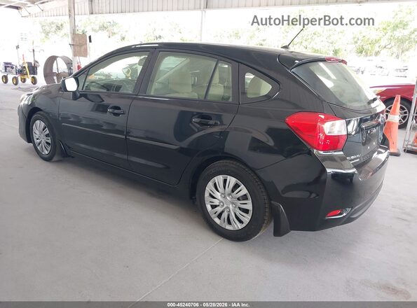 JF1GPAA63G9214978 2016 SUBARU IMPREZA Черный Задняя левая четверть