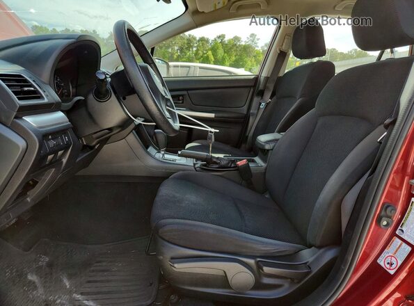 JF1GPAA6XG8328644 2016 SUBARU IMPREZA Бордовый Вид салона спереди