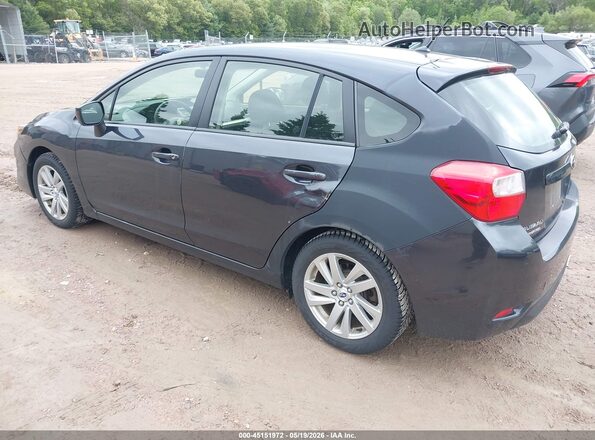 JF1GPAB60G8299007 2016 SUBARU IMPREZA Черный Задняя левая четверть