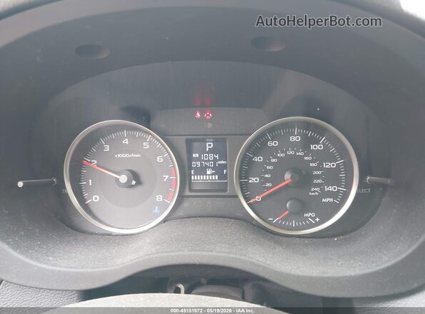 JF1GPAB60G8299007 2016 SUBARU IMPREZA Черный Вид задних сидений