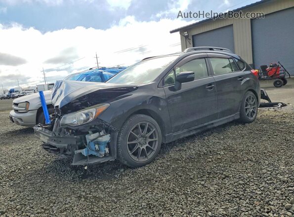 JF1GPAP62G9247042 2016 SUBARU IMPREZA Черный Передняя левая четверть