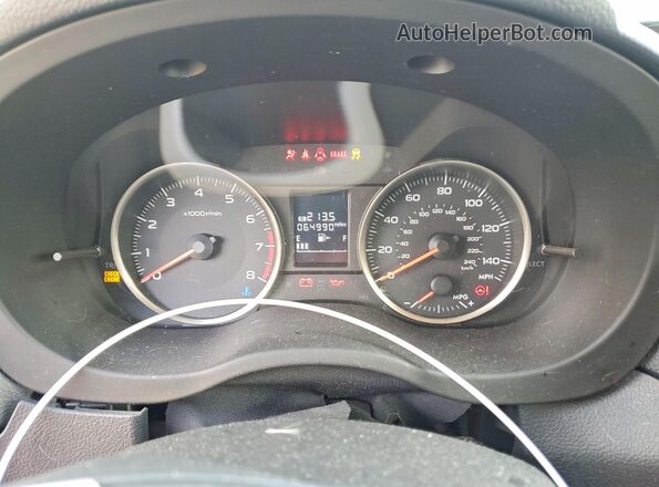 JF1GPAP62G9247042 2016 SUBARU IMPREZA Черный Вид щитка приборов