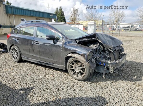 JF1GPAP62G9247042 2016 SUBARU IMPREZA Черный Передняя правая четверть