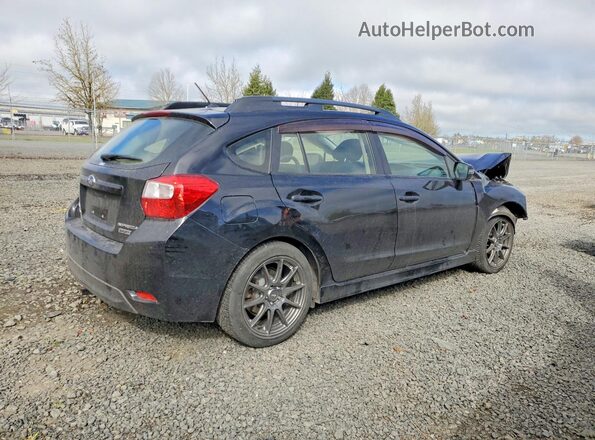 JF1GPAP62G9247042 2016 SUBARU IMPREZA Черный Задняя правая четверть