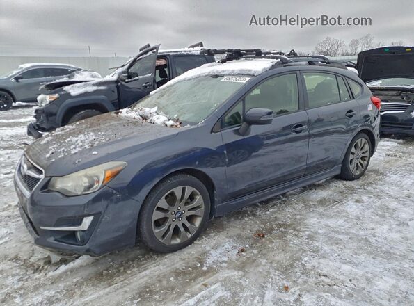 JF1GPAP64G8275169 2016 SUBARU IMPREZA Синий Передняя левая четверть